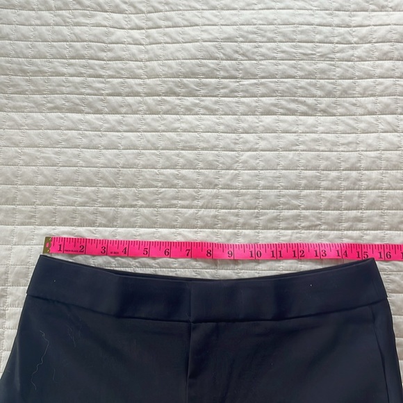 NWT Banana Republic | Tuxedo Pants | Straight Leg | Black | size 8 Petite - Picture 3 of 5